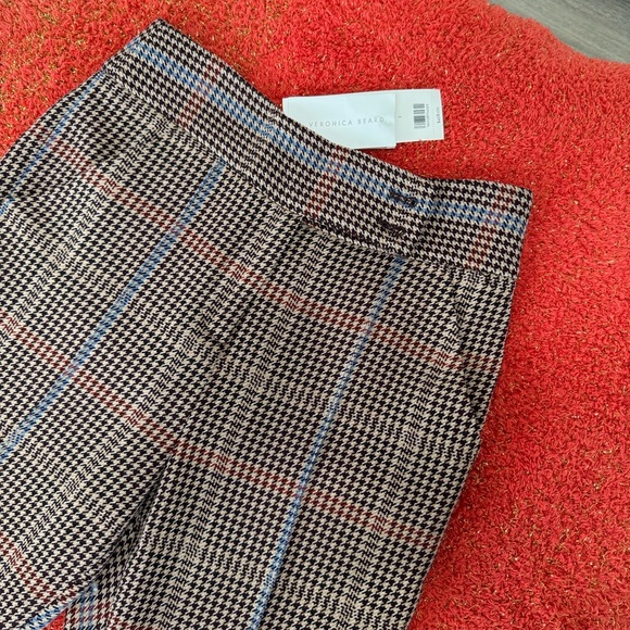 Veronica Beard Multicolor Houndstooth Pants - Picture 5 of 6